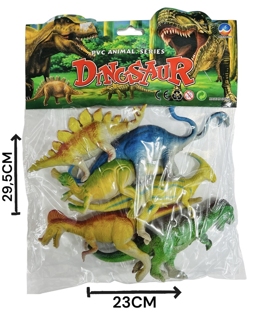 360137 Set Dinosaurio En Bolsa