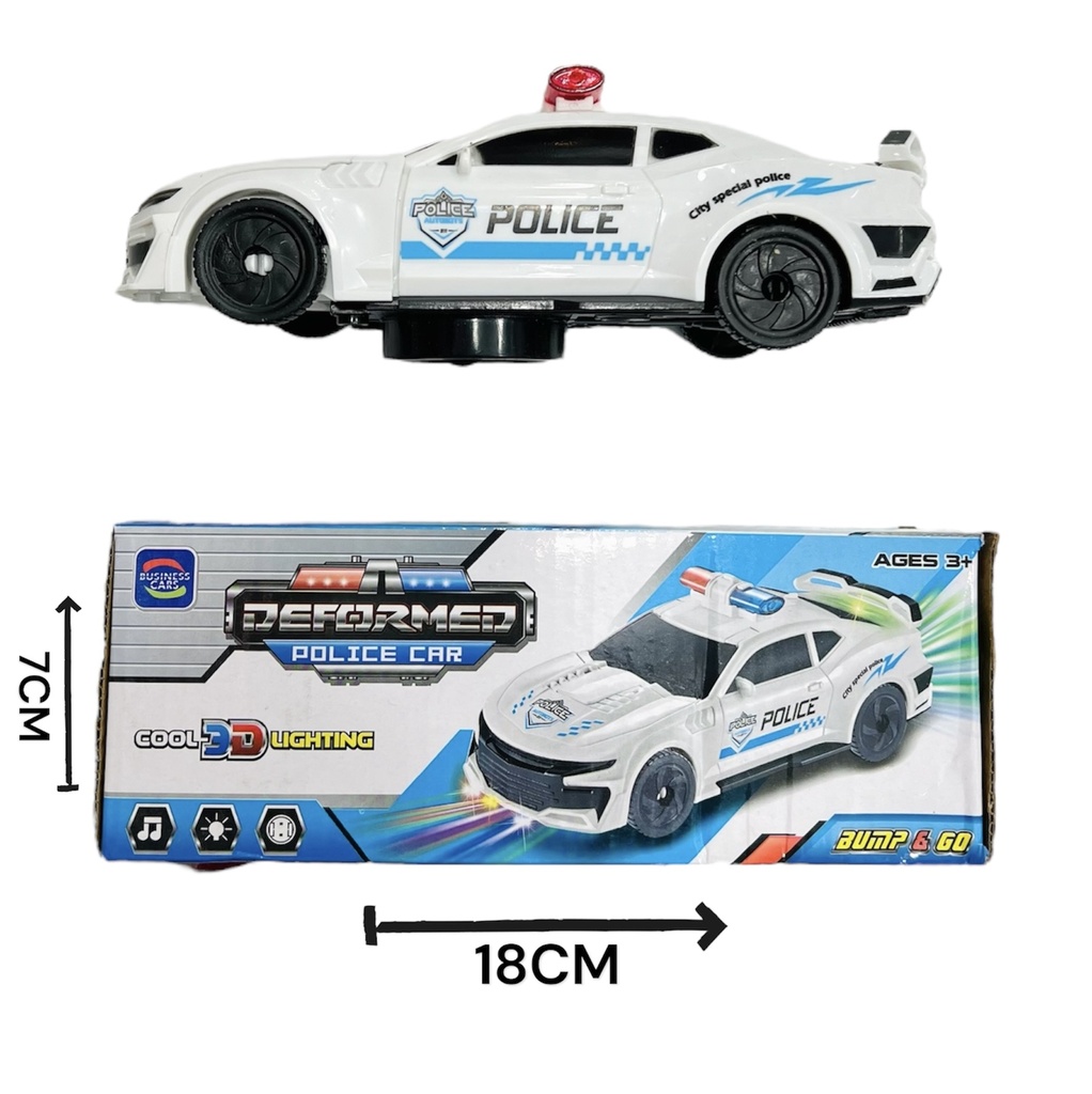 360188 Auto A Pila Con Sonido Policia