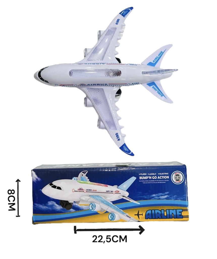 360383 Avion A Pila En Caja