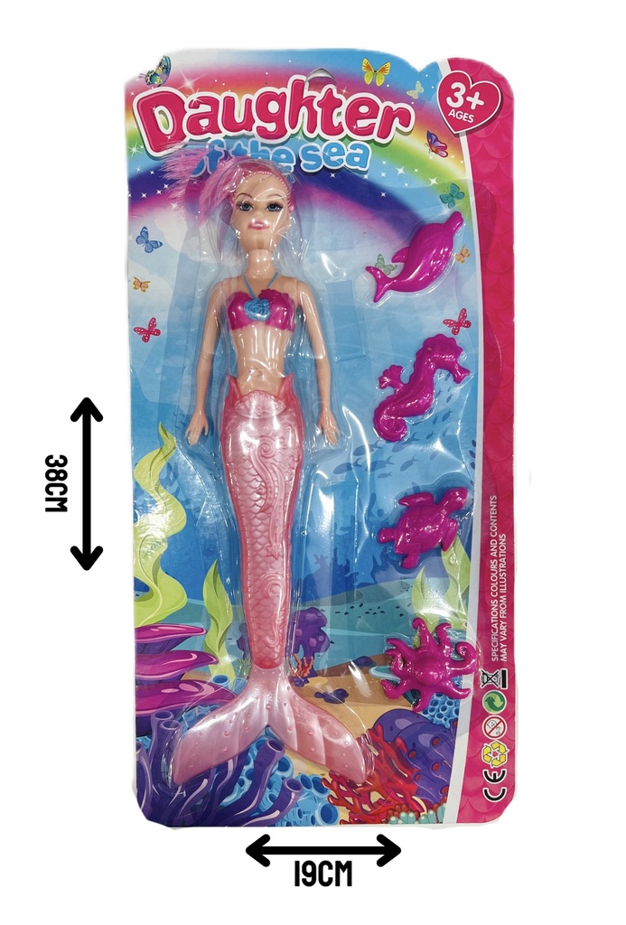 370167 Sirena C/Accesorios En Blister