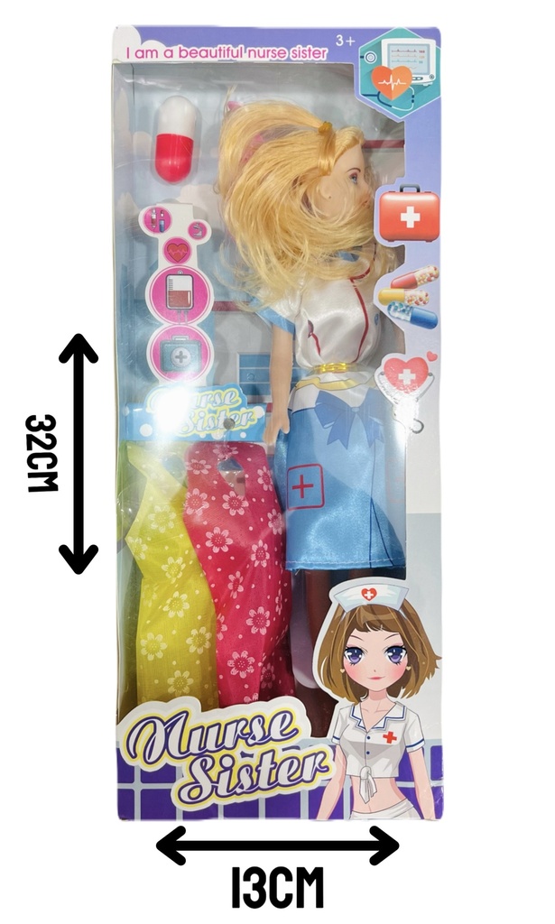 370189 MuÑEca Doctora Caja