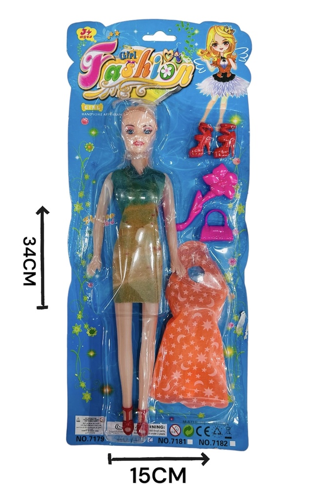 370196 Muñeca Con Accesorios Blister