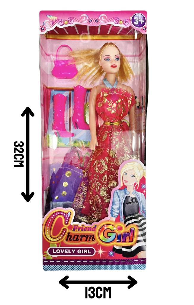 370201 MuÑEca Con Accesorios Caja