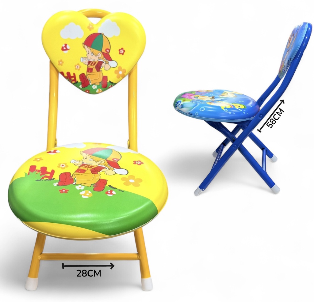 Silla Plegable Con Respaldo 58X28
