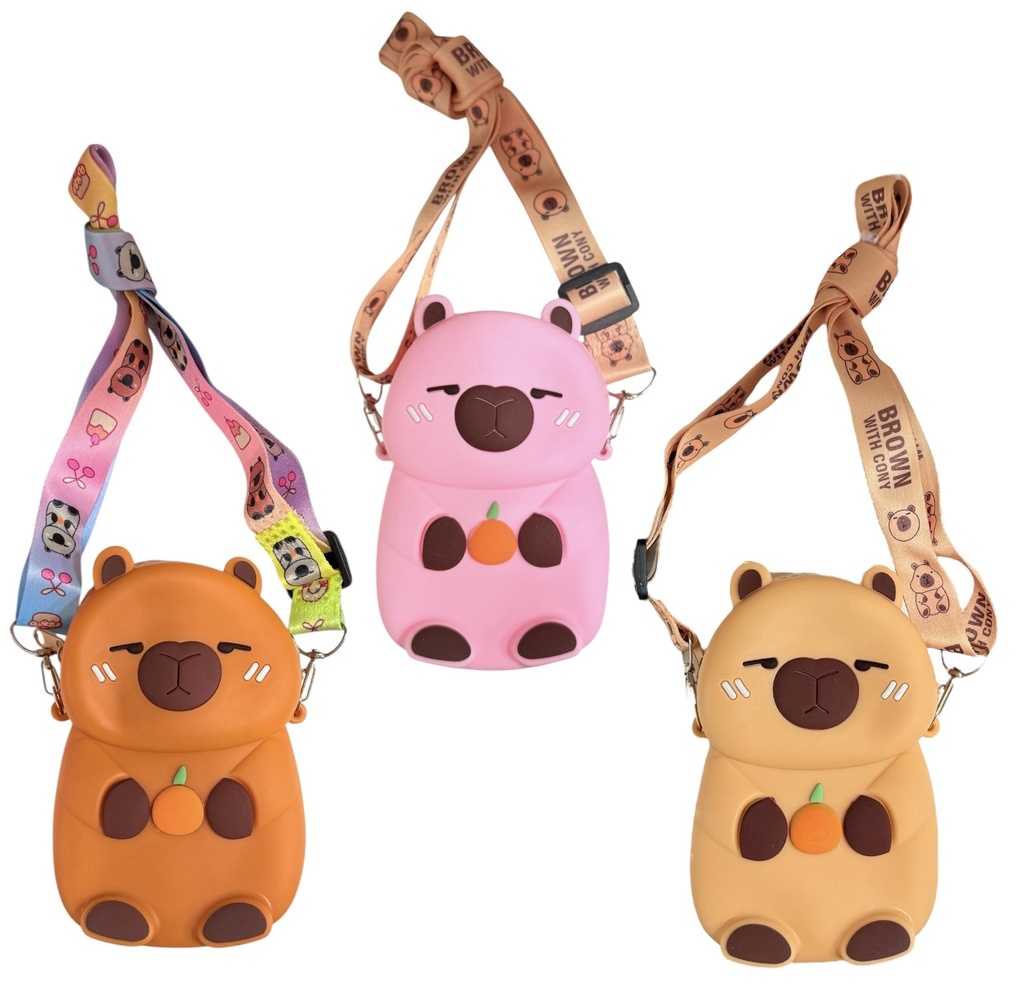 Cartera Pop It De Silicona Capibara