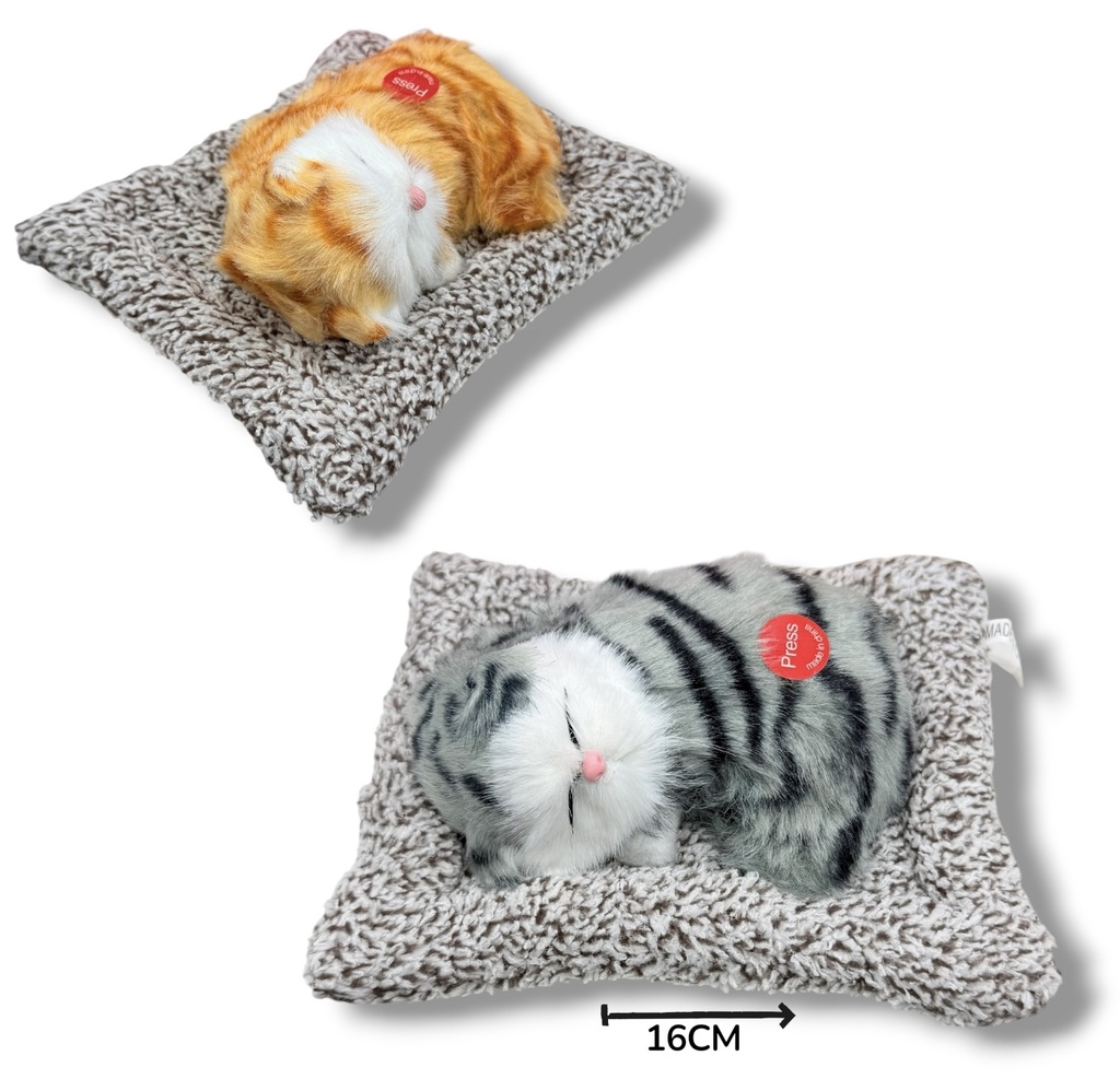 Adorno Peluche Gatito Con Sonido