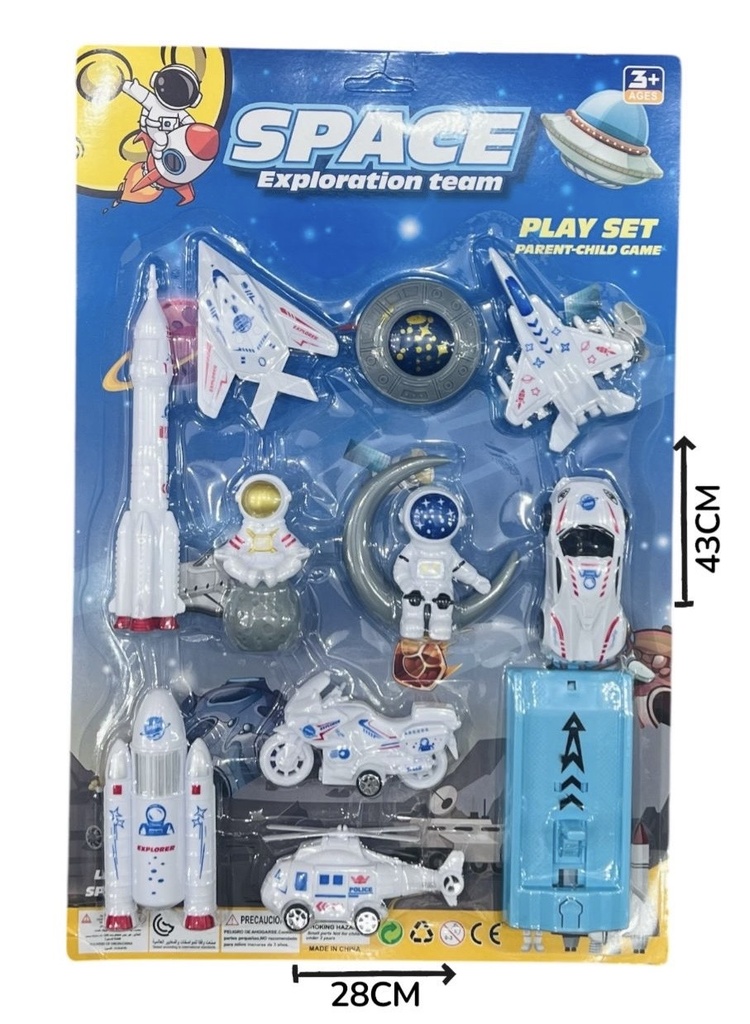 Set Espacial Con Accesorios