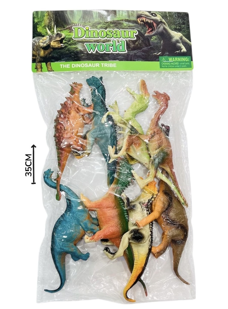 Set Dinosaurios En Bolsa x8