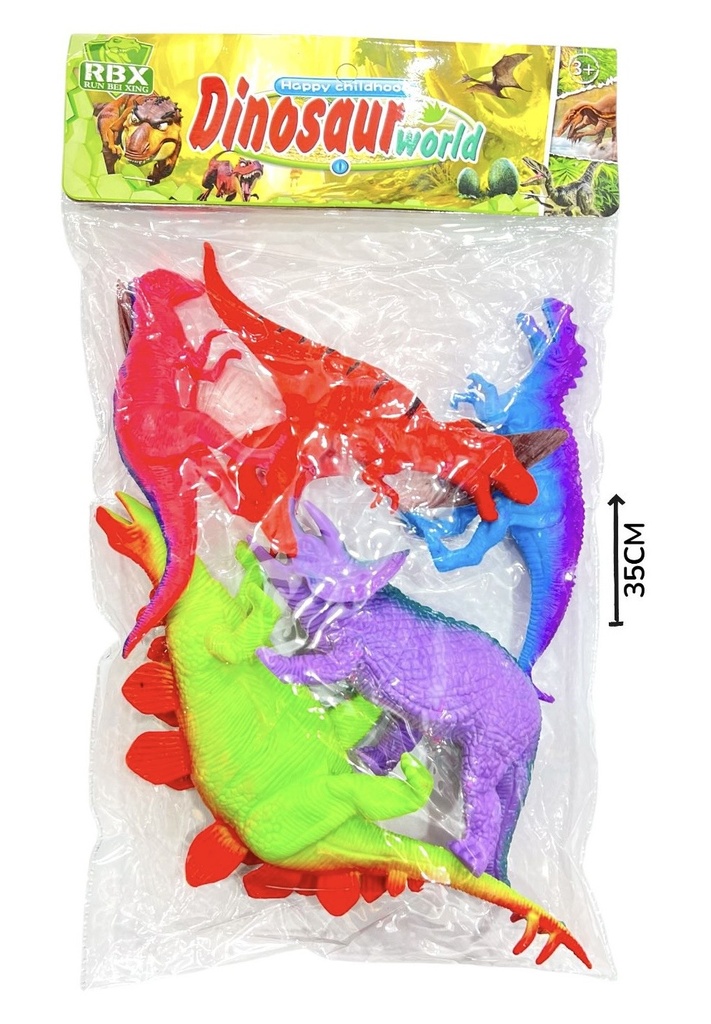 Set Dinosaurios En Bolsa x5