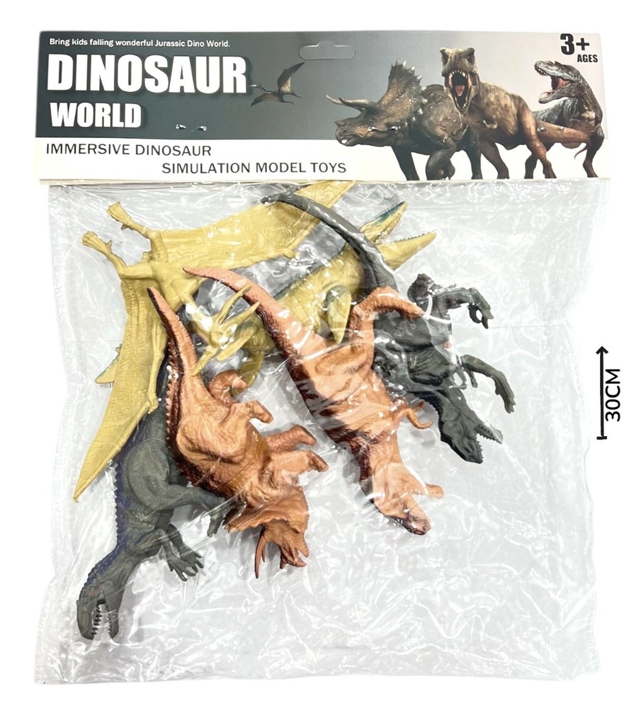 Set De Dinosaurios En Bolsa