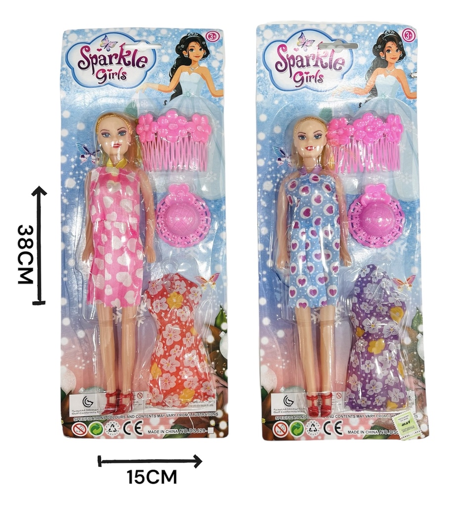 370438 Muñeca C/Accesorios Blister