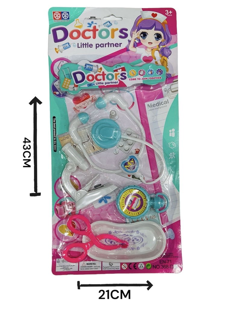 370617 Set Doctor X 5 Accesorios