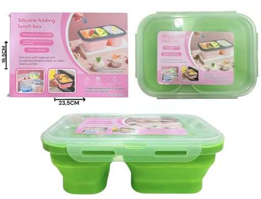 [511222] Tupper Plegable Con Division De Silicona