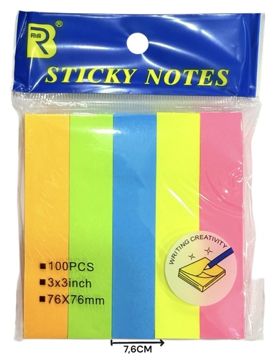 [511405] Notas Adhesivas Fluor X500