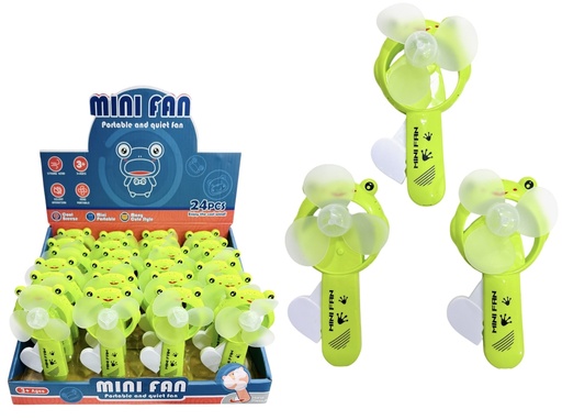 [612084] Mini Ventilador De Mano Rana Displayx24