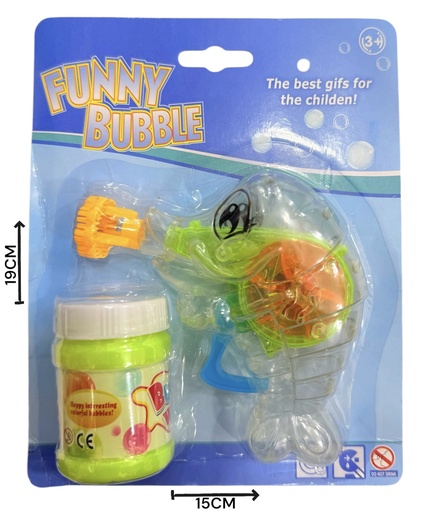 [511611] Burbujero A Friccion Con Luz Pez Blister
