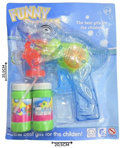 [511606] Burbujero A Friccion Con Luz Dino Blister