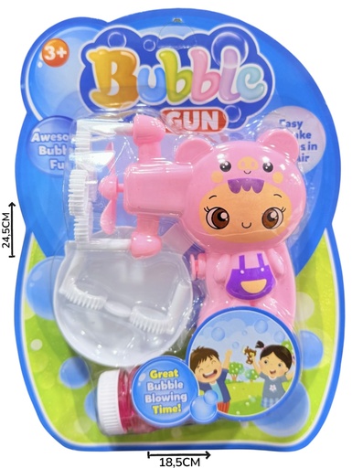 [621925] Burbujero Pistola Muñeco En Blister