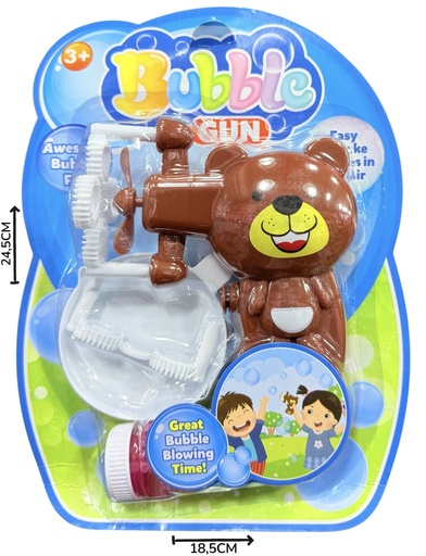 [621924] Burbujero Pistola Osito En Blister