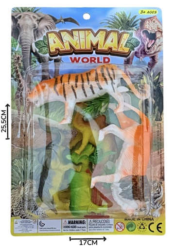 [621666] Set Animales Selva x5 En Blister