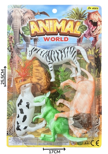 [621664] Set Animales x5 En Blister