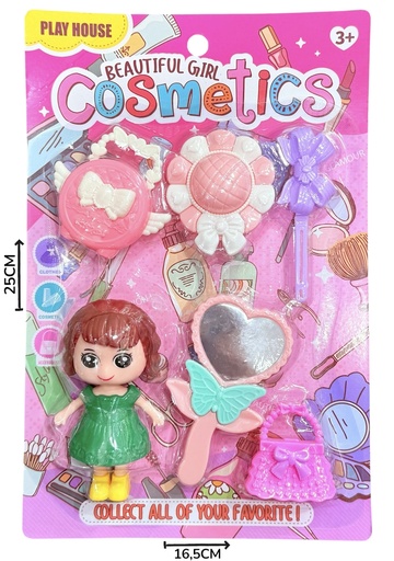 [622954] Set De Belleza Con Muñequita En Blister