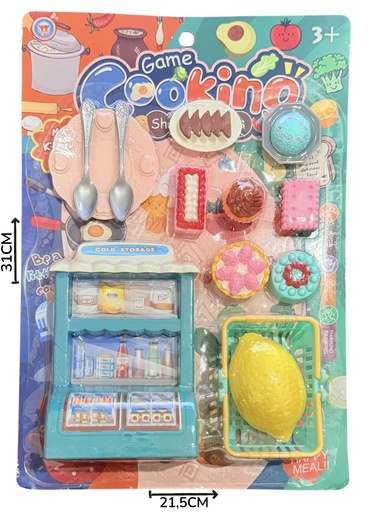 [622155] Set De Cocina Con Dispenser En Blister