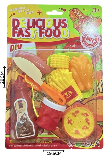 [622120] Set Cocina Hamburguesa En Blister