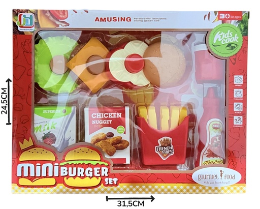 [622139] Set Cocina Hamburguesa En Caja