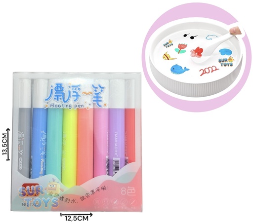 [511713] Marcadores para Dibujos Flotantes x8 Pastel