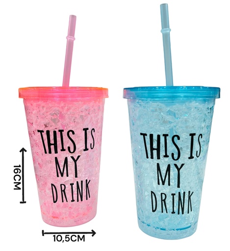 [510938] Vaso Con Frases 450 Ml