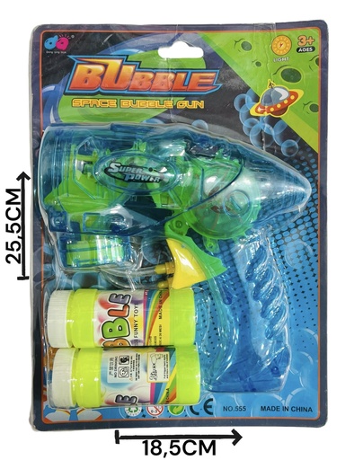 [510143] 360123 Burbujero Pistola Transparente