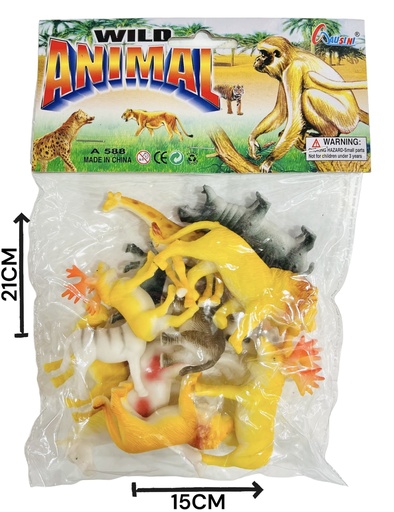 [HW22047365] 360311 Set Animales Selva Bolsa