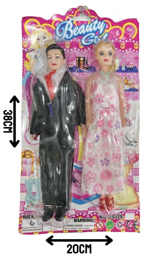[HW22017678] 370153 Set MuÑEca Y MuÑEco Blister