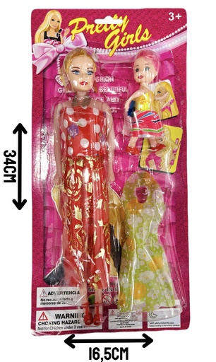 [HW22031875] 370158 MuÑEca C/Accesorios Blister
