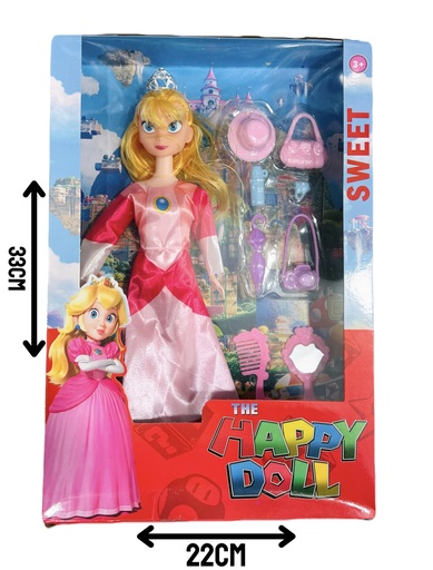 [510408] 370162 MuÑEca Peach C/Accesorios En Caja