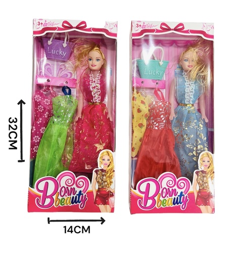 [HWB190151] 370182 MuÑEca C/Accesorios