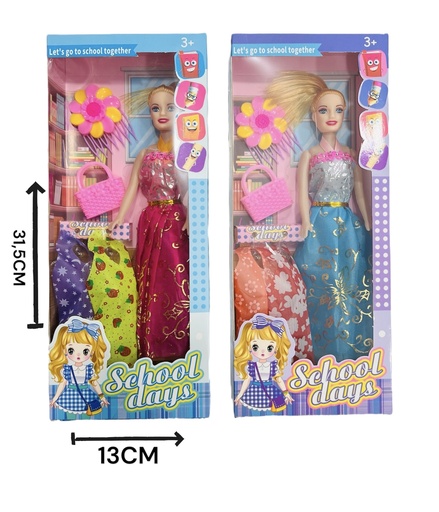 [HWB192989] 370188 MuÑEca C/Accesorio Caja