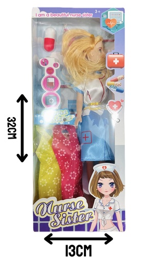 [HWB192992] 370189 MuÑEca Doctora Caja