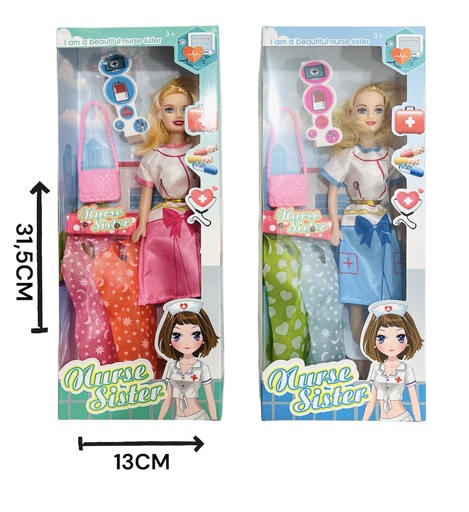 [HWB192995] 370191 MuÑEca Doctora Caja