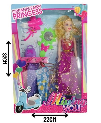 [HWB192998] 370193 MuÑEca Con Accesorios