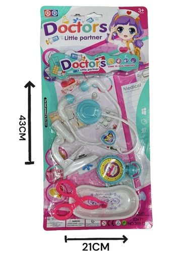 [HW22094690] 370617 Set Doctor X 5 Accesorios