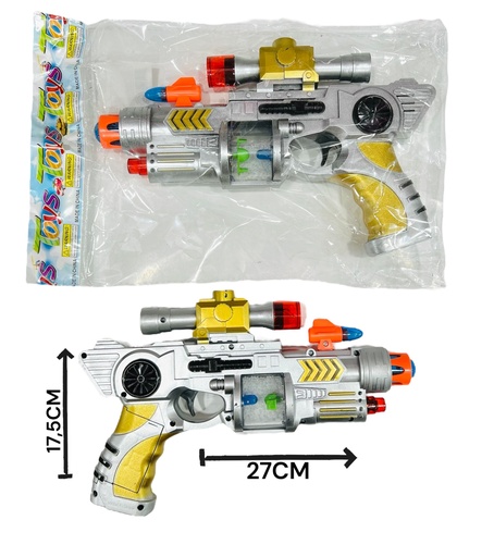 [510412] 370646 Pistola Con Sonido Y Vibracion, Laser