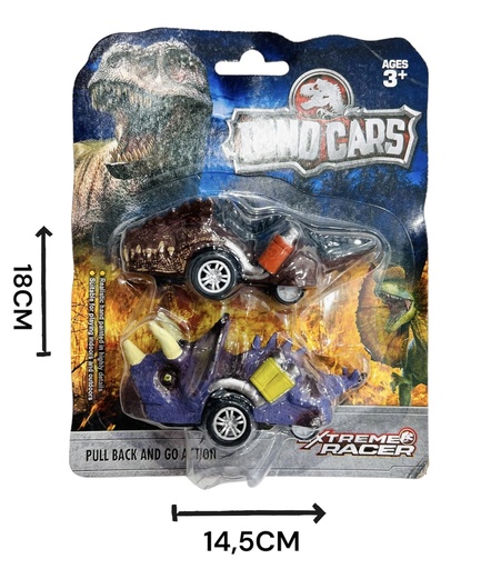 [HW22108134] 371105 Auto Pull Back Dinosaurio