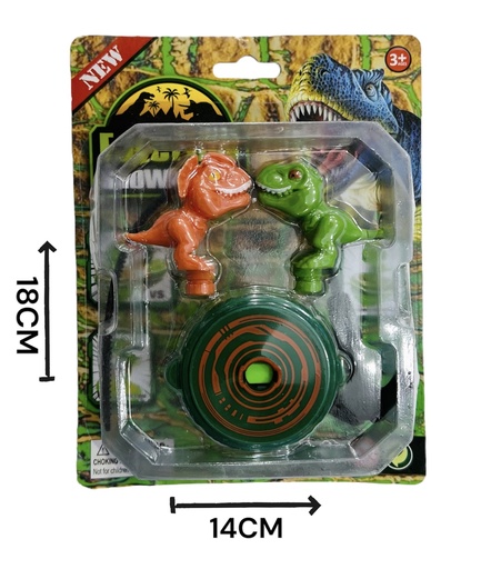 [HW22064511] 371205 Trompo Dinosaurio X2