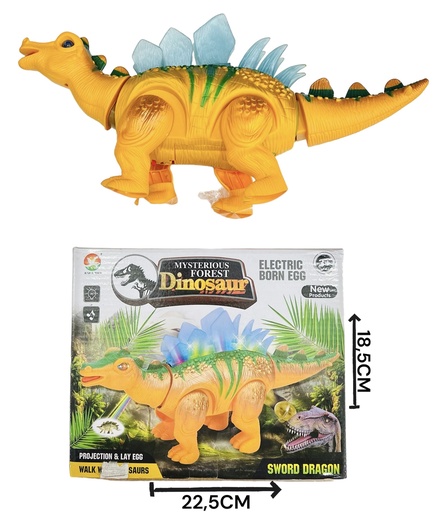 [360192] Dinosaurio Con Luz Y Sonido Proyector Tira Huevo