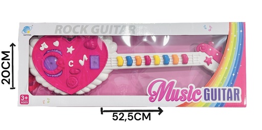 [611440] Guitarra Corazon A Pila Caja Hw22009099