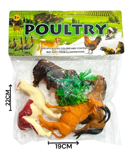 [612029] 612029 Set Animales De Granja X6 Bolsa Hw23029279