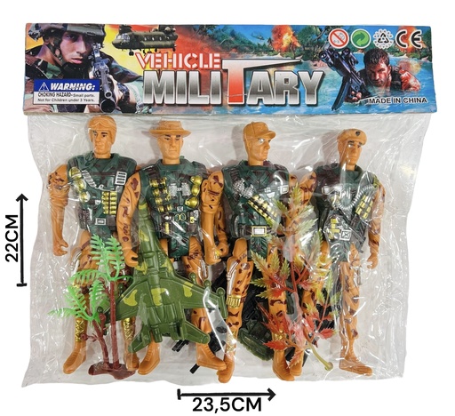 [611726] Set Soldados X4 Hwa1324123