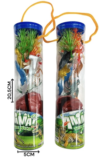 [612035] 612035 Set Animales En Tubo Hw19110481